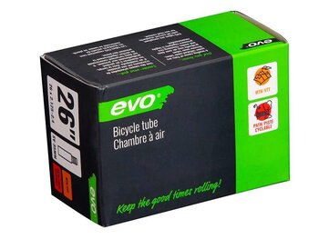 EVO EVO. SV. Chambre à air. Schrader. Longueur: 48mm. 26''. 2.125-2.40