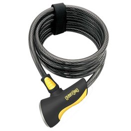 Onguard OnGuard, Doberman 8029, Coil cable with key lock, 10mm x 185cm (10mm x 6')