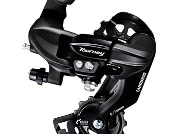 Shimano Shimano, Tourney RD-TY300, Rear derailleur, 6/7sp., SGS, Black, Direct attachment