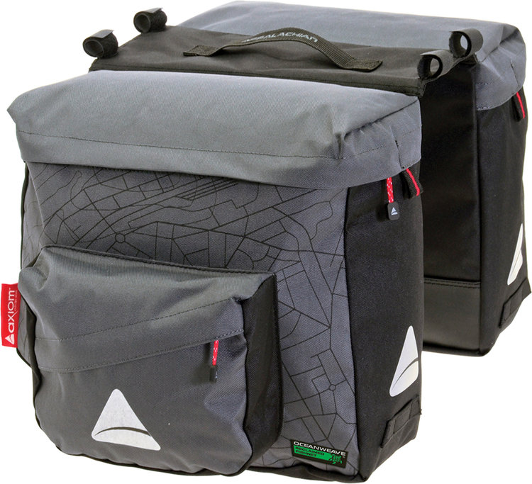 Axiom Gear SEYMOUR OCEANWEAVE TWIN P25 PANNIERS GRY/BLK