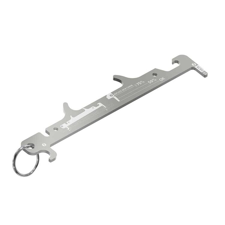 Lezyne Lezyne, Vérificateur de chaîne, Outil à chaînes, Compatibilité: 5-12 vit.
