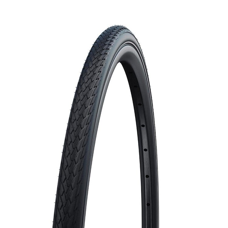 Schwalbe Schwalbe, MARATHON, Hybrid Tire, 700x28C, Folding, Clincher, Addix Eco, GreenGuard, 67TPI, Black