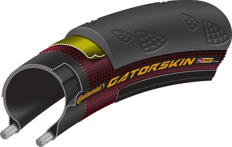 Continental Gatorskin Tires Gatorskin - Black Edition 700 x 25 Folding DuraSkin