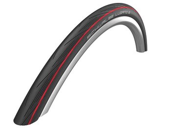 Schwalbe Schwalbe, Lugano II, Pneu, 700x25C, Rigide, Tringle, Silica, K-Guard, 50TPI, Rouge
