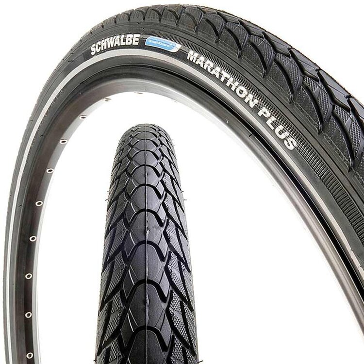 Schwalbe Schwalbe, Marathon Plus, Pneu, 26''x2.00, Rigide, Tringle, Endurance, SmartGuard, 67TPI, Noir