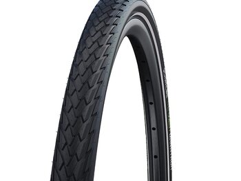 Schwalbe Schwalbe, MARATHON, Pneu pour hybride, 700x38C, Pliable, Tringle, Addix Eco, Green Guard, 67TPI, Noir