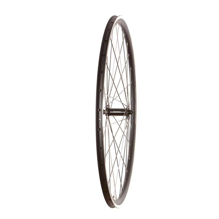 Wheel Shop Wheel Shop, ROAD - 700C - EVO E-TOUR 16 BLACK / STAINLESS, Wheel, Front, 700C, Sora HB-RS300, Evo E-Tour 16, Black, 32, Stainless, QR, 100mm, Rim, Double wall, Pinned