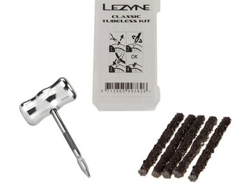 Lezyne Lezyne, Tubeless Kit, Kit de réparation Tubeless, Inclut outil et 5 languettes de réparation
