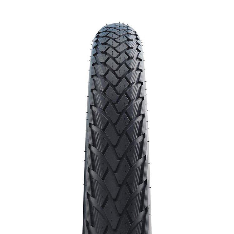 Schwalbe Schwalbe, MARATHON, Pneu pour hybride, 26''x2.00, Pliable, Tringle, Addix Eco, Green Guard, 67TPI, Noir