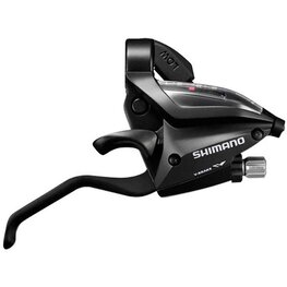 Shimano Shimano, Altus ST-EF500, Levier combiné frein-vitesse VTT, Vitesses: 3x8, Noir, Ensemble