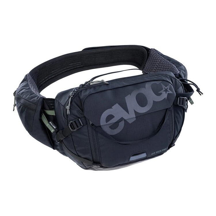 EVOC EVOC, Hip Pack Pro 3 +1.5L, Sac de taille, 3L, Inclus (1.5L), Noir