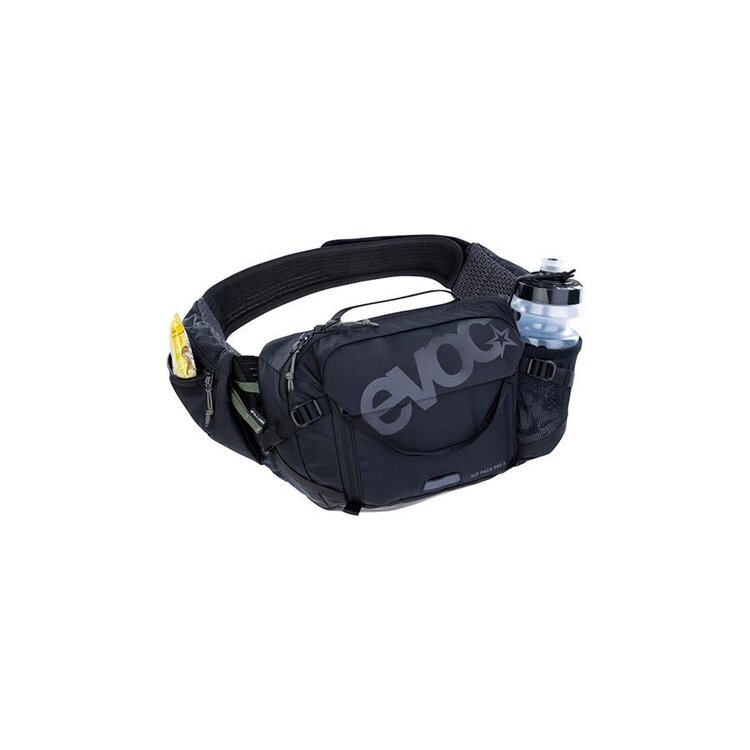 EVOC EVOC, Hip Pack Pro 3 +1.5L, Sac de taille, 3L, Inclus (1.5L), Noir