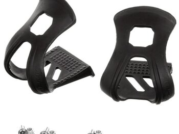 EVO EVO, Cales-pieds doubles sans courroie, Noir