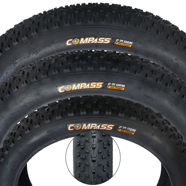 DAMCO PNEU DAMCO 26"X4 COMPASS TOUT NOIR