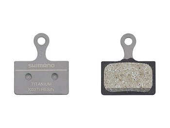Shimano Shimano, Type K, Plaquettes de freins à disque, Forme: Shimano K-Type/L-Type, Résine, Paire, IBPK05TIRXA