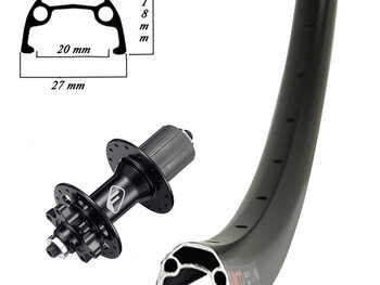DAMCO ROUE ARRIÈRE / FORMULA Q/R, CENTER LOCK, (8-9-10-11 VIT) ROUTE SHIMANO C400