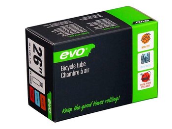 EVO EVO. SV. Chambre à air. Schrader. Longueur: 35mm. 26''. 1.25-1.75