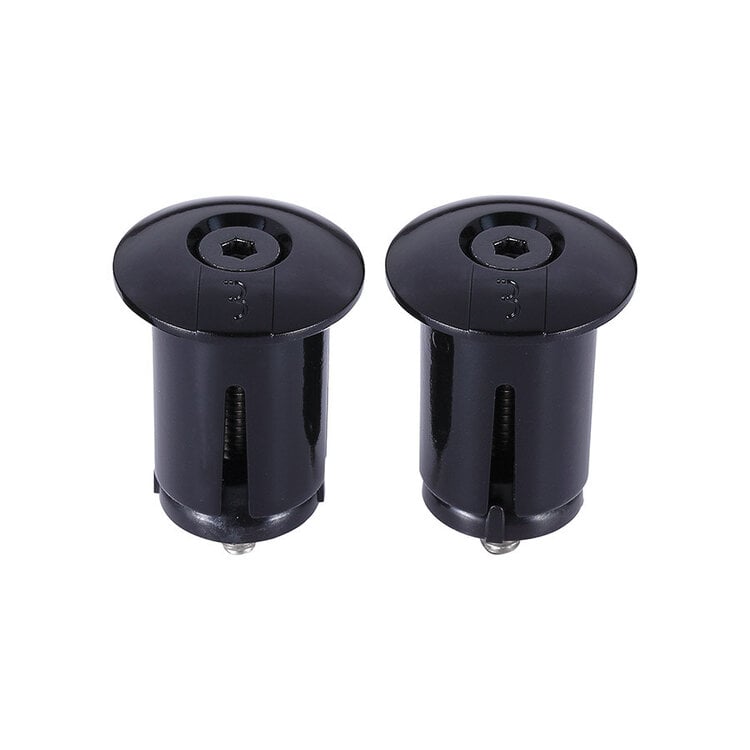 BBB Cycling BBB Cycling, BHT-96 ScrewOn, Bar End Plugs, Black, Screw-on, Pair