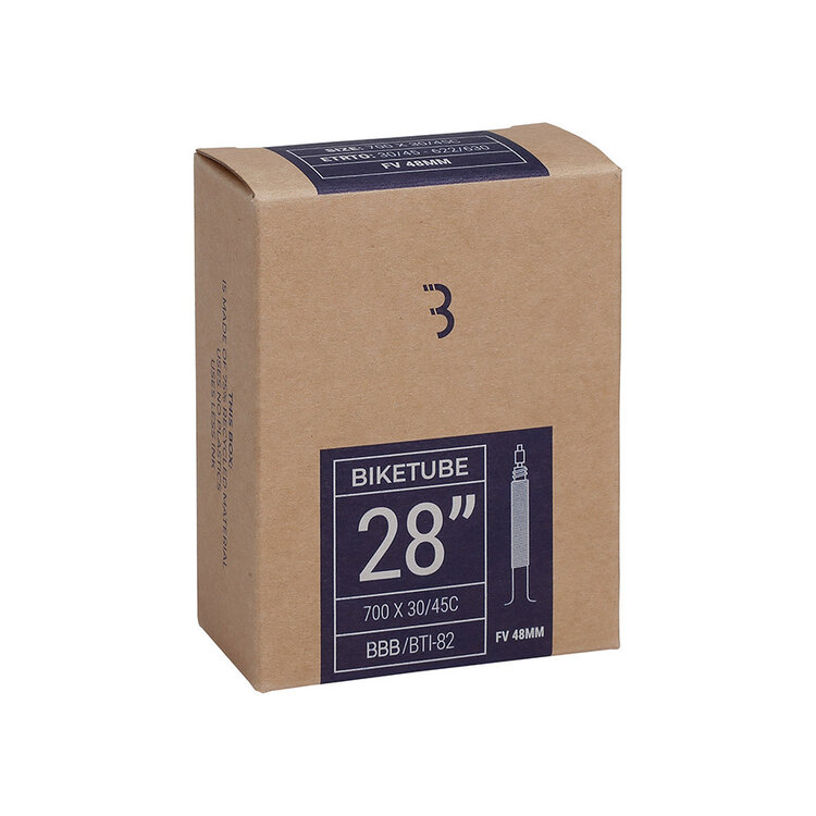BBB Cycling BBB Cycling, Tube, Presta, Length: 48mm, 700C, 20-28C