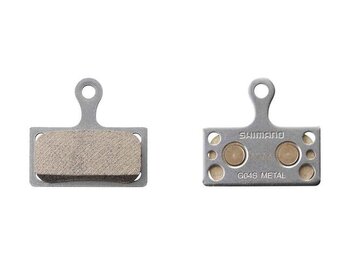 Shimano Shimano, Type G, Plaquettes de freins à disque, Forme: Shimano G-Type/F-Type/J-Type, Métallique, Paire, IBPG04SMXA