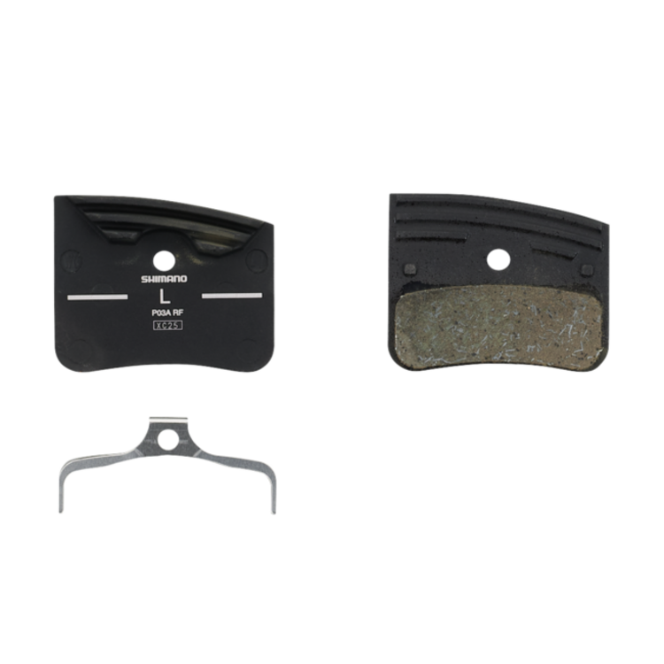 Shimano SHIMANO RESIN PAD W/FIN (P03A-RF), PAD SPRING, 1 PAIR ONE