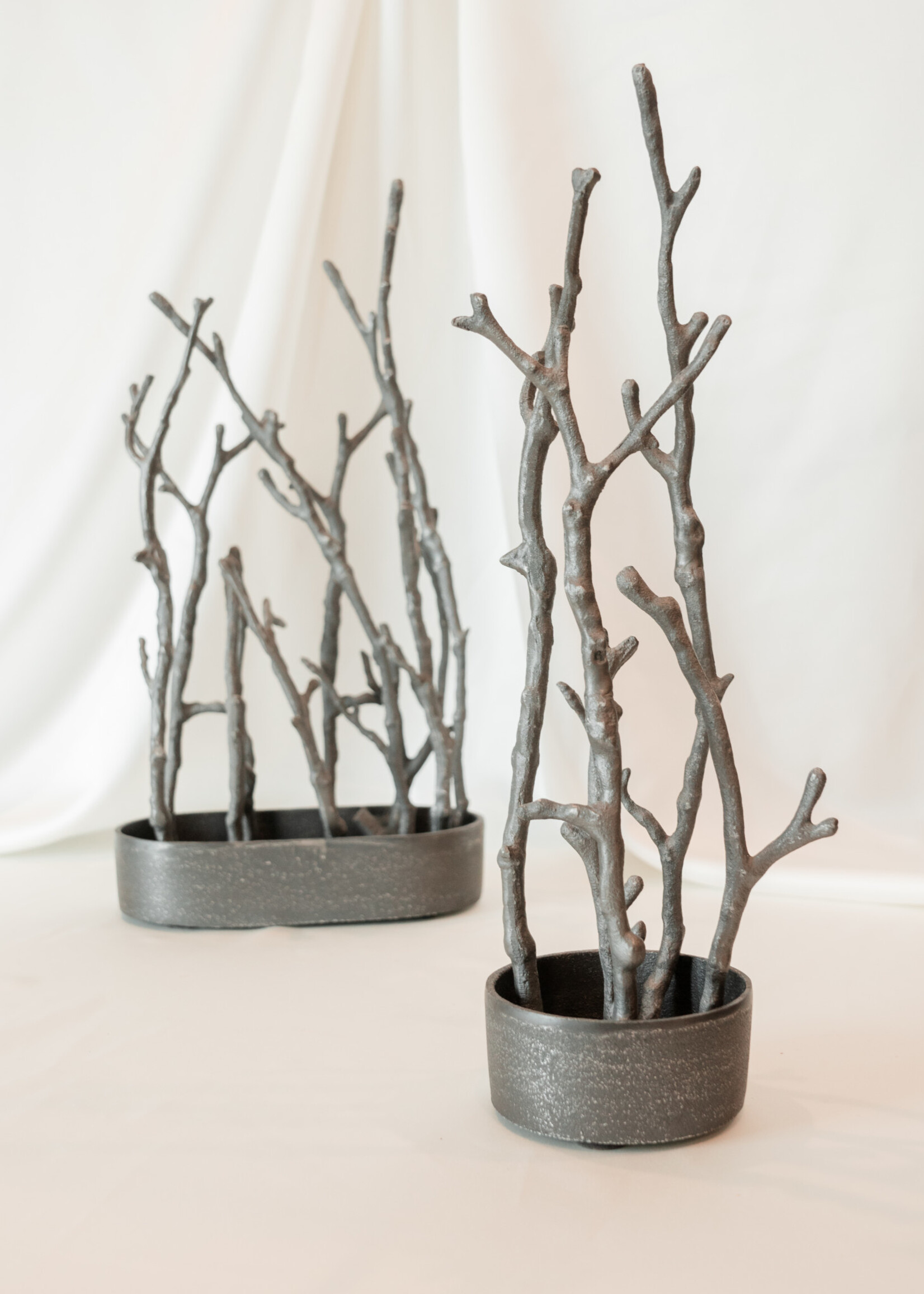 Sculptural Branch Vase Round