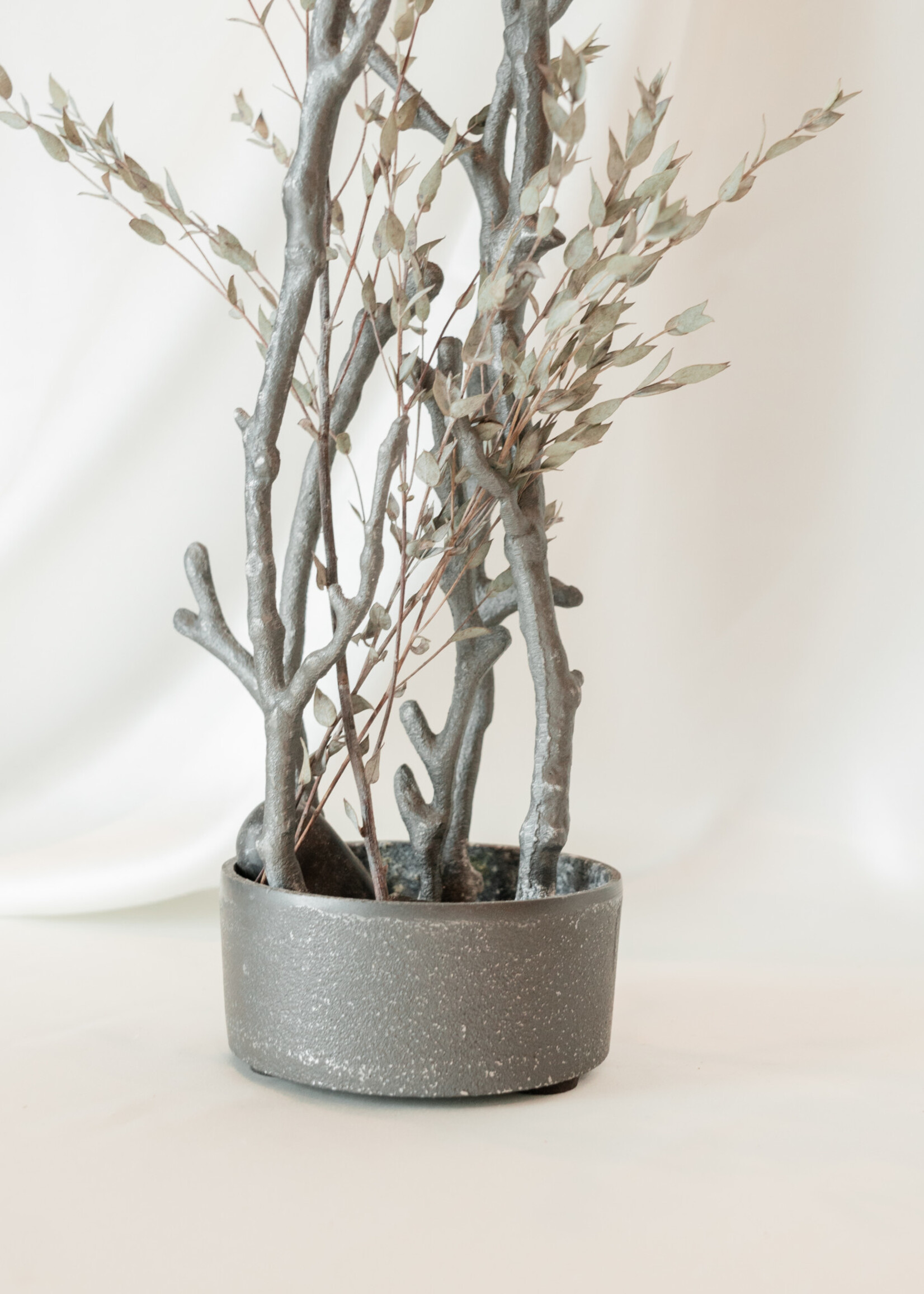 Sculptural Branch Vase Round