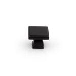 Marathon Hardware Beckett Knob Matte Black - 1 1/8 in