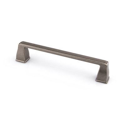 Marathon Hardware Beckett Pull Antique Iron Metallic - 5 1/16 in