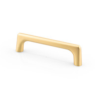 Brera Pull Brushed Brass - 3 3/4 in