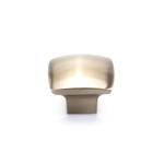 Marathon Hardware Burton Knob Brushed Brass - 1 1/4 in