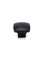 Marathon Hardware Burton Knob Matte Black - 1 1/4 in