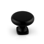 Marathon Hardware Claremont Knob Matte Black - 1 3/8 in