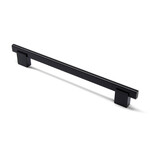 Marathon Hardware Crenshaw Pull Matte Black - 7 9/16 in