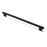 Marathon Hardware Crenshaw Pull Matte Black - 18 13/16 in