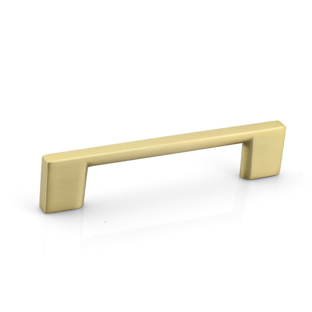 Oren 3-3/4 in. (96 mm.) Center-to-Center Solid Brushed Brass