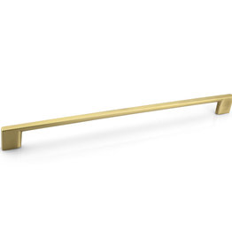 Marathon Hardware Denman Pull Brushed Brass - 12 5/8 in