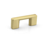 Marathon Hardware Denman Pull Brushed Brass - 1 1/4 in