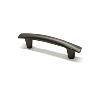 Dunbar Pull Matte Brushed Black Silver - 3 3/4 in