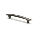 Marathon Hardware Dunbar Pull Matte Brushed Black Silver - 5 1/16 in