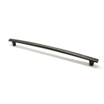 Marathon Hardware Dunbar Pull Matte Brushed Black Silver - 10 1/16 in