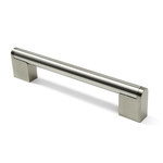 Marathon Hardware Grantchester Hollow Pull Brushed Satin Nickel - 5 1/16 in