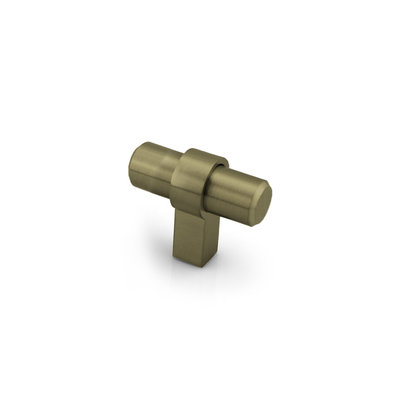 Marathon Hardware Kingston Knob Gold Champagne - 1 5/8 in
