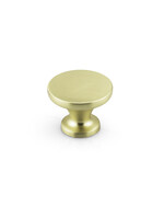 Marathon Hardware Mesa Knob Brushed Brass - 1 1/2 in