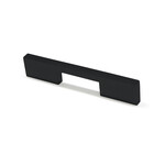 Marathon Hardware Milano Pull, Matte Black -3