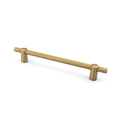 Citterio Giulio Renate Knurled Pull Natural Brass - 6 5/16 in