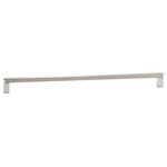 Marathon Hardware Strathcona Pull Brushed Satin Nickel and Polished Chrome - 12 5/8 in