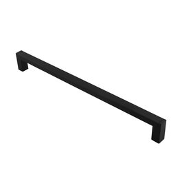 Marathon Hardware Strathcona Pull Matte Black and Black - 10 1/16 in
