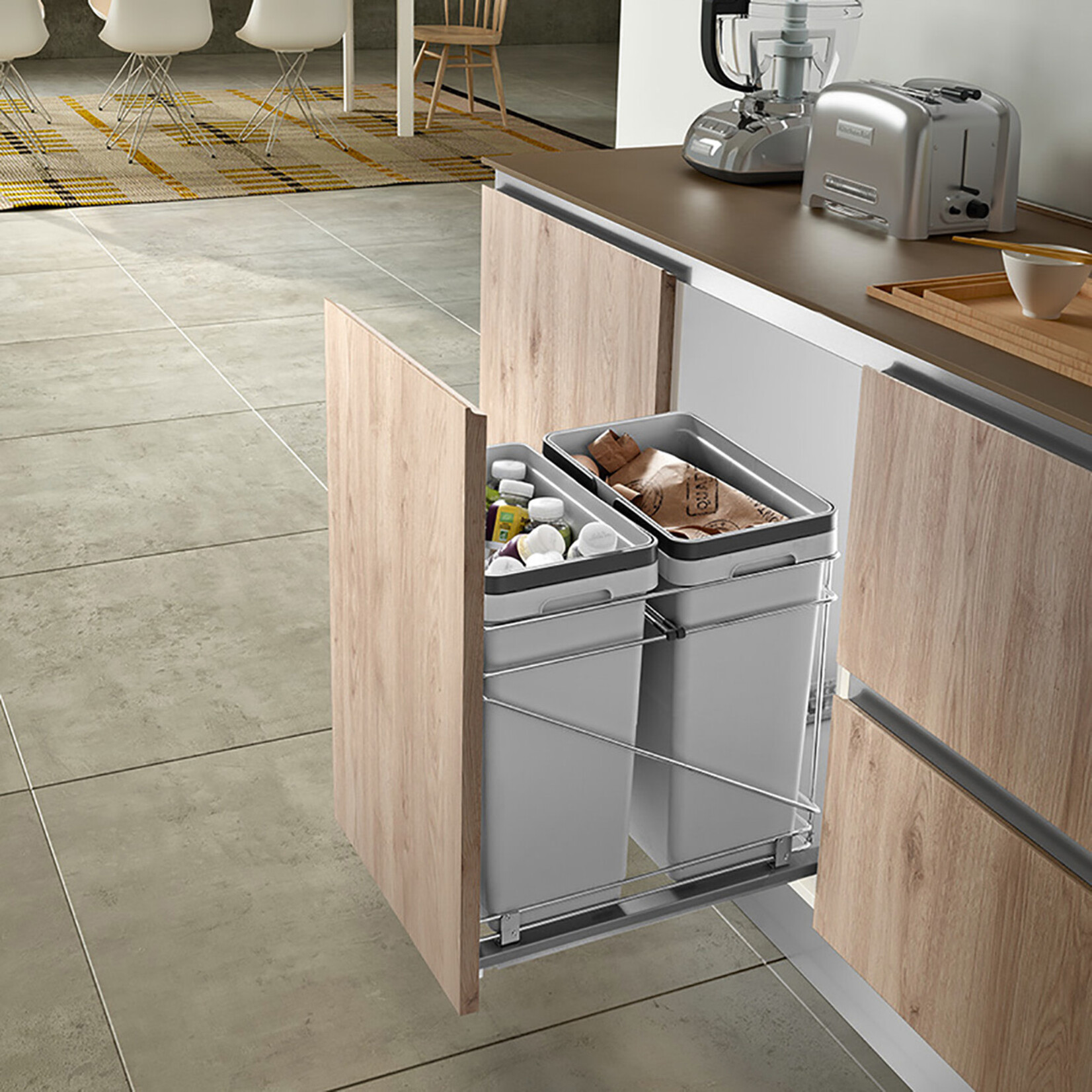 Vibo Euro-Wire Waste Pull Out