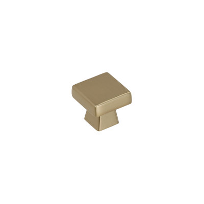 Amerock Blackrock Square Knob Gold Champagne - 1 1/8 in